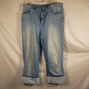 Talbots Faded Blue Cropped Jeans - 12